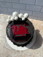 South Carolina Gamecocks Cake Charm – College Sports Party Decor