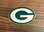 Green Bay Packers NFL football themed acrylic cake topper