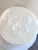 Zodiac acrylic cake topper Charm - personalized cake sign for Birthday - Weddings- Anniversary - Shower party- szn or club