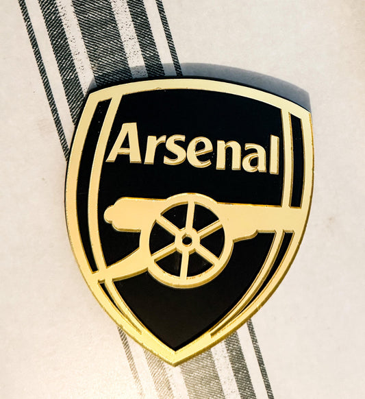 Arsenal FC football | soccer acrylic cake topper or Charm - stylish cake sign for Birthday | celebration | party | England