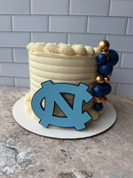 UNC Tar Heels Acrylic Cake Topper – College Sports Party Decor