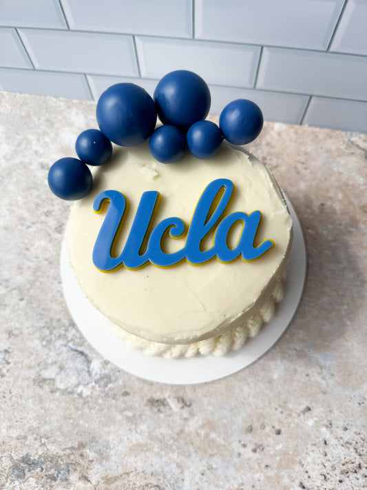 UCLA Cake Charm – Bruins Birthday & Game Day Party Decor