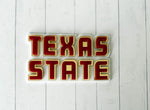 Texas State University -  Acrylic Cake Toppers
