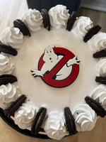 Celebrate Halloween acrylic cake Charm - stylish cake sign for party | birthday - ghostbusters | ghost |