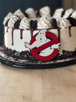 Celebrate Halloween acrylic cake Charm - stylish cake sign for party | birthday - ghostbusters | ghost |