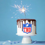 1st birthday 2nd football acrylic cake topper or Charm - stylish cake sign for baby Birthday - football | one | NFL | boys | bday | two