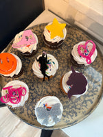 Jojo Siwa themed acrylic cupcake toppers - Charm - party celebration favors | 8 pack- girls | dance | bday