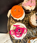 Jojo Siwa themed acrylic cupcake toppers - Charm - party celebration favors | 8 pack- girls | dance | bday