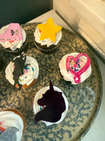 Jojo Siwa themed acrylic cupcake toppers - Charm - party celebration favors | 8 pack- girls | dance | bday