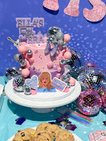 Taylor Swift Eras tour themed acrylic cake toppers - Charm - swifty party birthday celebration *TOPPER ONLY*